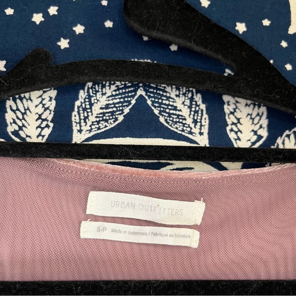 UO Pink Velvet Romper - Picture 4 of 4